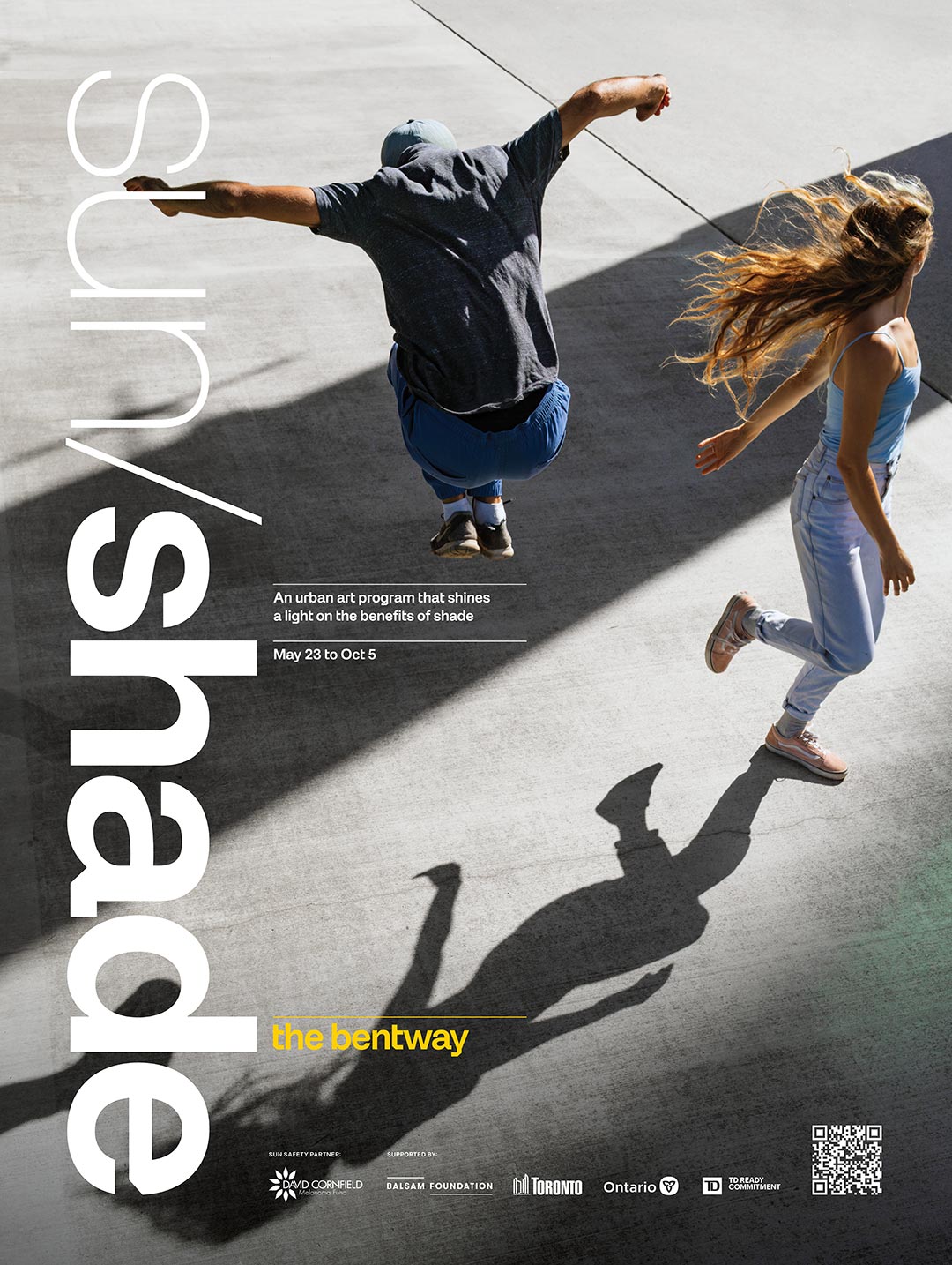 The Bentway Sun/Shade signage