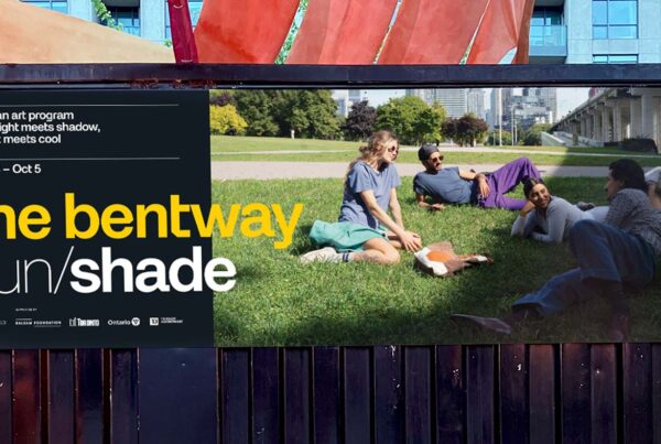 The Bentway Sun/Shade signage